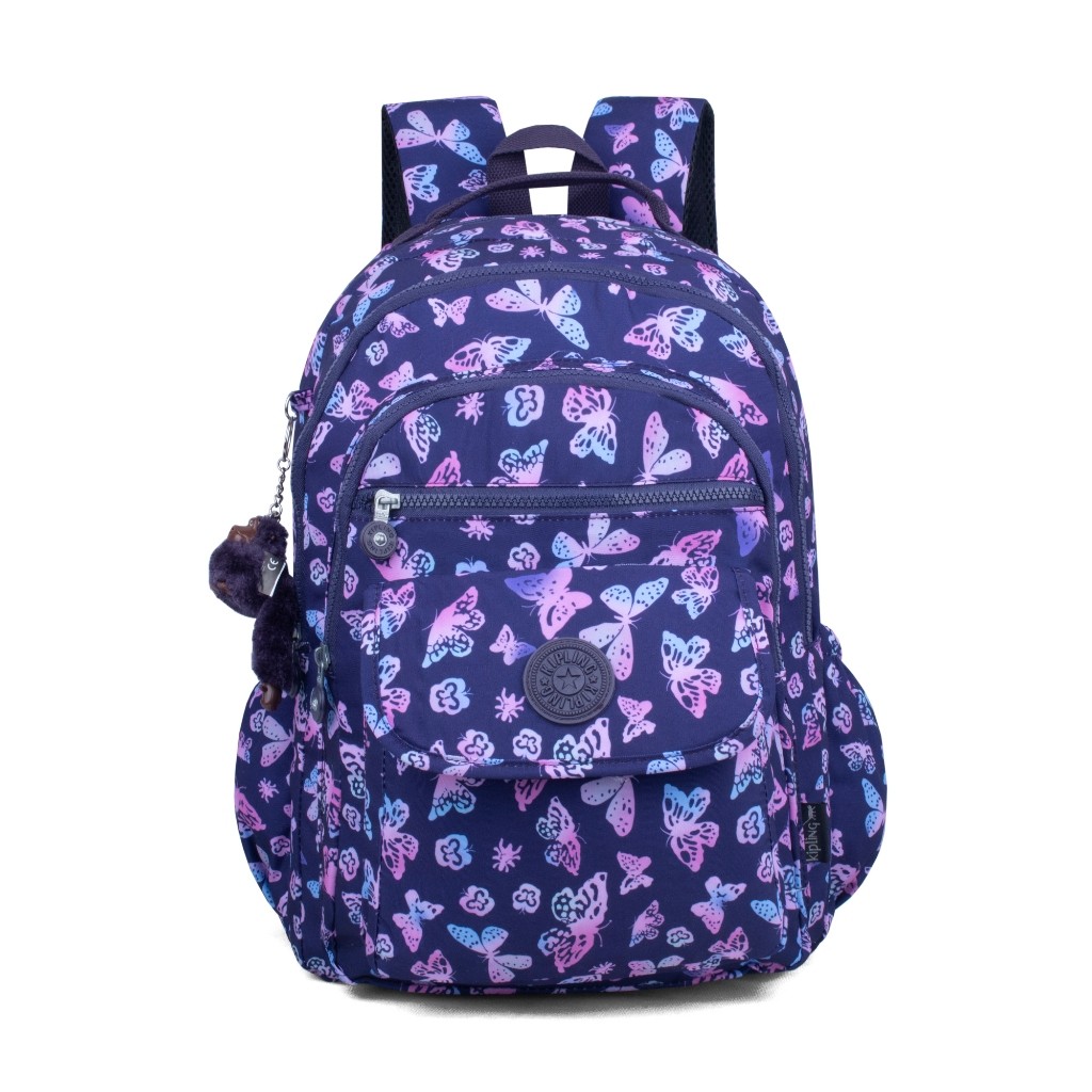 DEOABGS Ransel Motif Wanita   Backpack Sekolah Laptop 15inch KP0029108