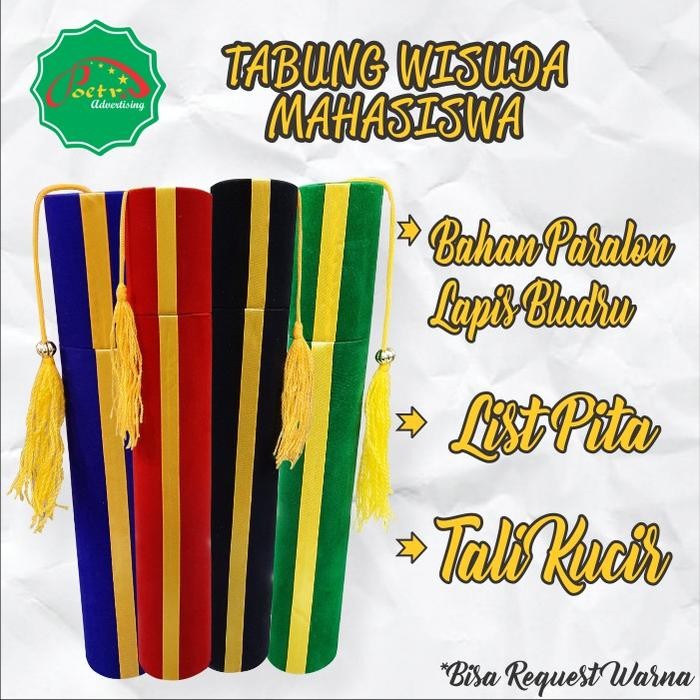 RAZZ Tabung Mahasisw / Smp / sma Tabung Ijazah - Merah