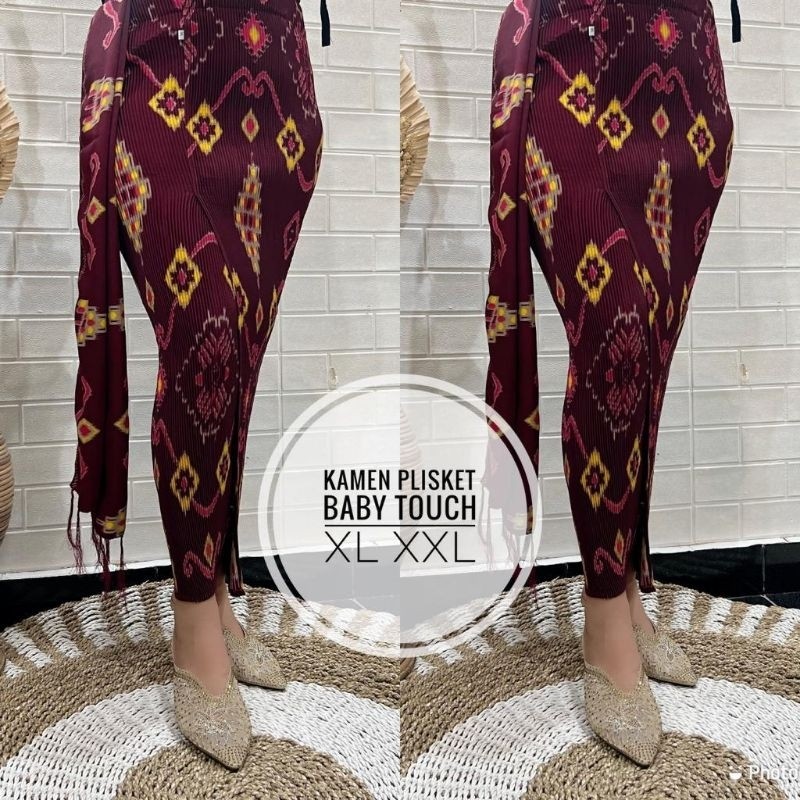 PROMO DISKON kamen jadie plisket/kamen set selendang/plisket