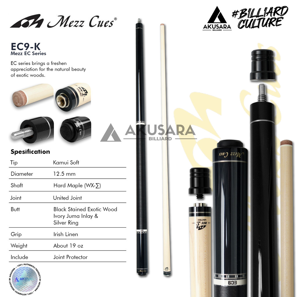 Stik Mezz EC9-K + Shaft WX Sigma Maple Play Cue billiard