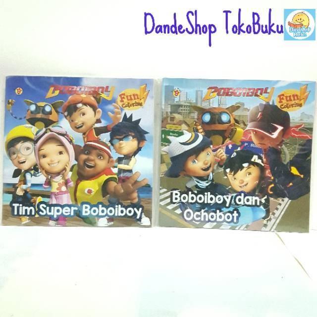Boboiboy Fun Coloring - Buku Mewarnai Anak