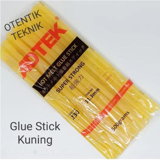 Dijual ISI REFILL LEM TEMBAK BAKAR 11.3MM X 30CM - GLUE STICK BESAR KUNING - Warna Terlaris Tbk