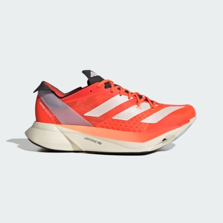 JAMIN MURAH SEPATU RUNNING ADIDAS ADIZERO ADIOS PRO 3 SOLAR RED GX9777(BISA LANGSUNG ORDER)