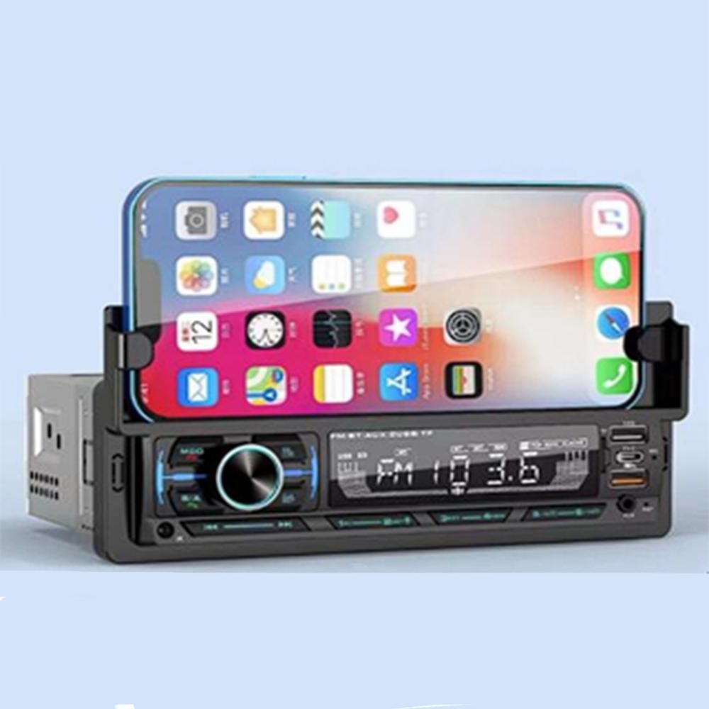 Tip Mobil Double Din Tape Mobil Audio MP3 Player Bluetooth USB ISO with Phone Holder HL83