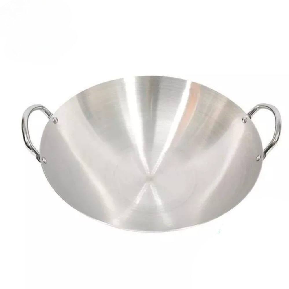 Wajan Penggorengan Tebal Full Stainless Steel SUS 304