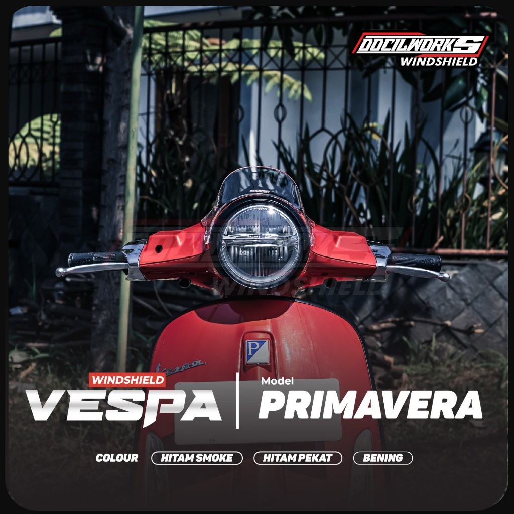 NZDocilworks - Visor Windshield Vespa Primavera