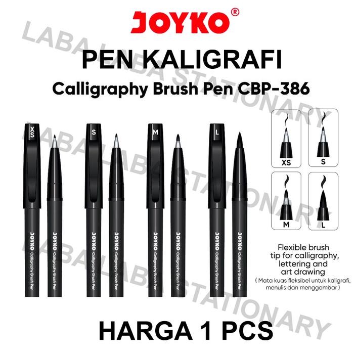 

Promo PEN / PUPEN / PENA KAIGRAFI CAIGRAPHY JOYKO BRUSH CBP 386 HITAM -