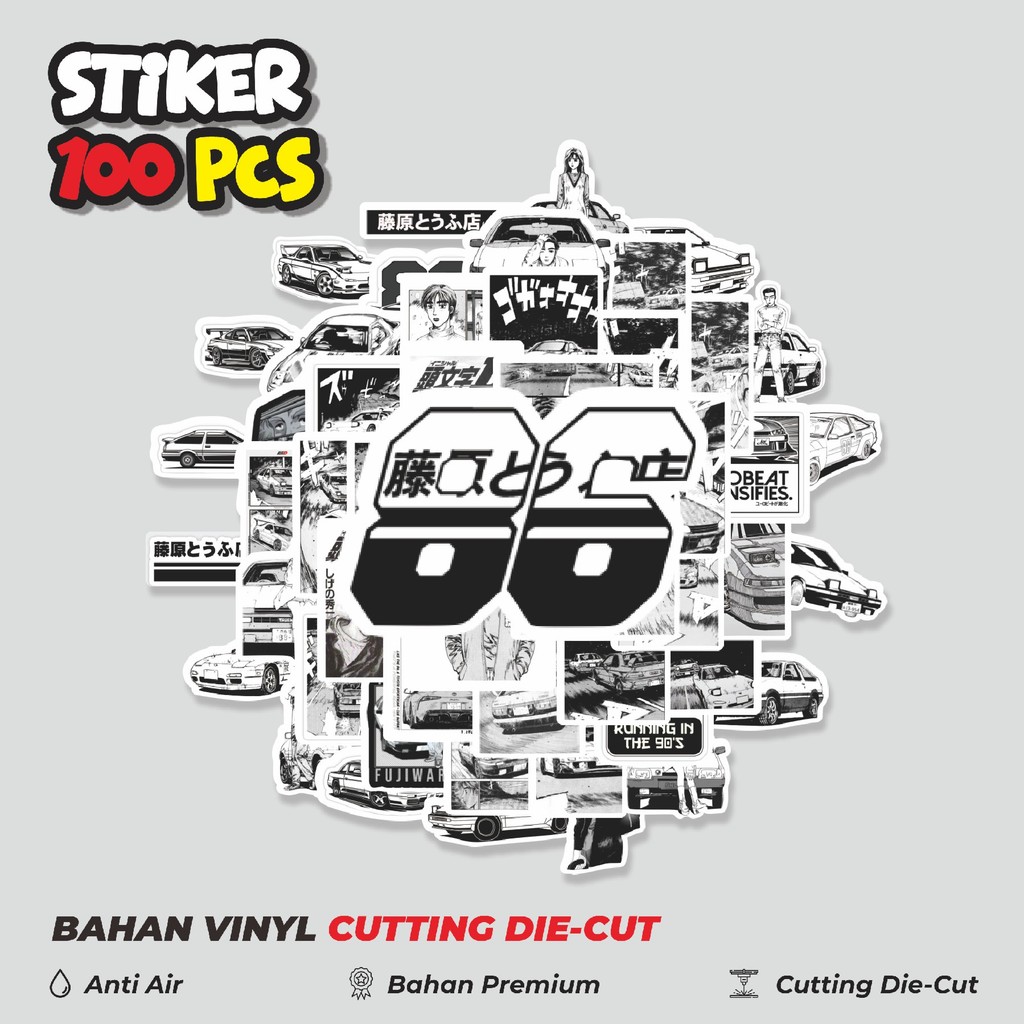 

Terbaru! 50 pcs Stiker Mobil INTD 2 Hiasan Dekorasi Lucu Kreatif untuk Notebook, Skateboard, HP