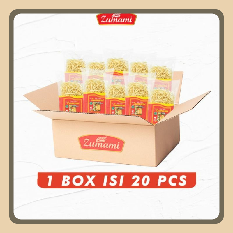 

ZUMAMI MIE TELOR 200 GRAM NON-BUMBU GEPENG