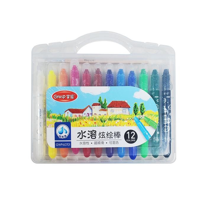 

TERLARIS! Grasp Crayon Mata Sedang 48 Warna Krayon Warna Original - 12color