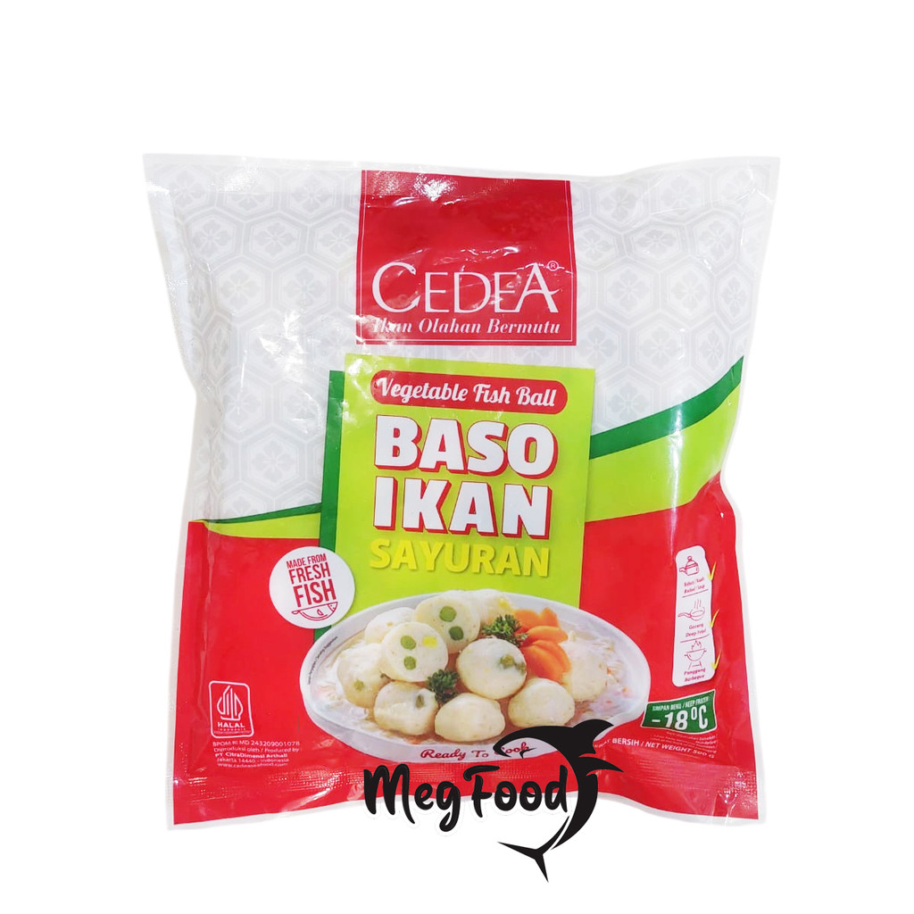 

CEDEA Baso Ikan Sayuran / Vegetable Fish Ball - 500 Gram