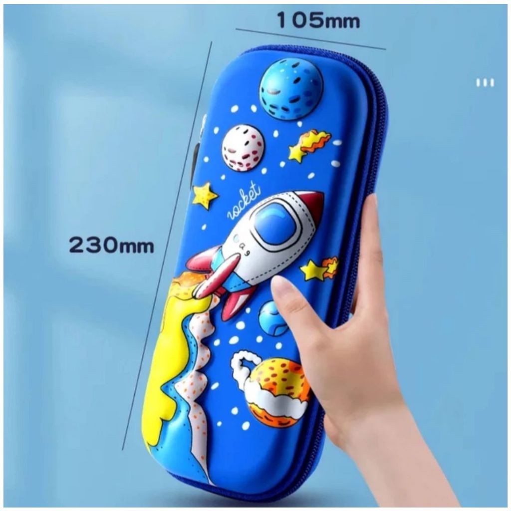 

CSJ Tempat Pensil Anak Motif 3D Kotak Pensil Anak Motif Kartun Bahan EVA \ Kotak Pensil Anak Tempat Alat Tulis 3D Karakter Timbul