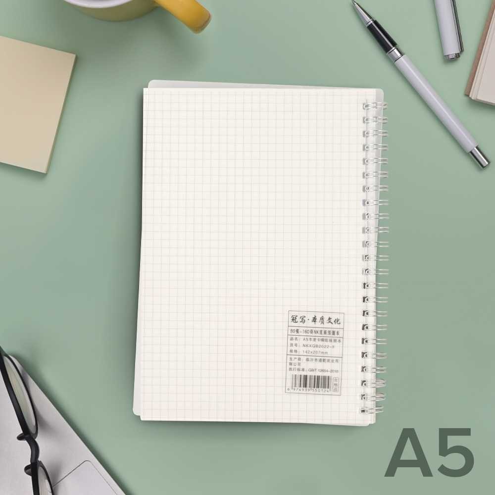 

BISA COD - YUCHRYSHPJIANWU Buku Binder Catatan Jurnal Harian Notebook Ukuran A5 - S2526