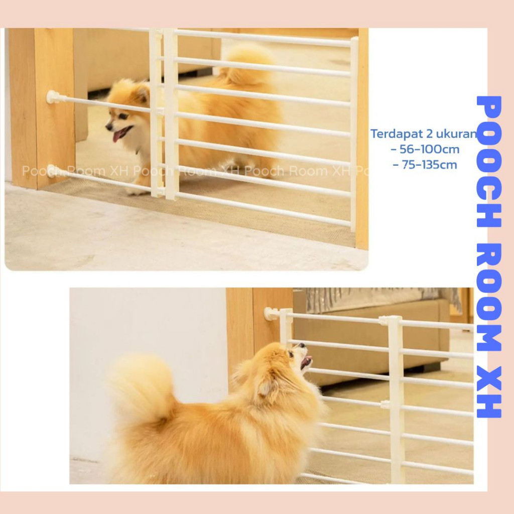 Safety Gate Anabul / Pagar Pintu Anjing kucing / Pembatas Pintu