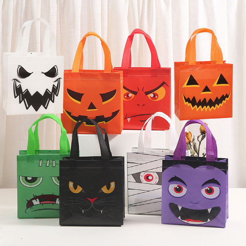 

HW43 Ornamen Goody Bag Tas Souvenir Bag Kantong Witch Pumpkin Jack O'Lantern Trick Or Treat Hulk Aksesoris Prank Toy Halloween Party