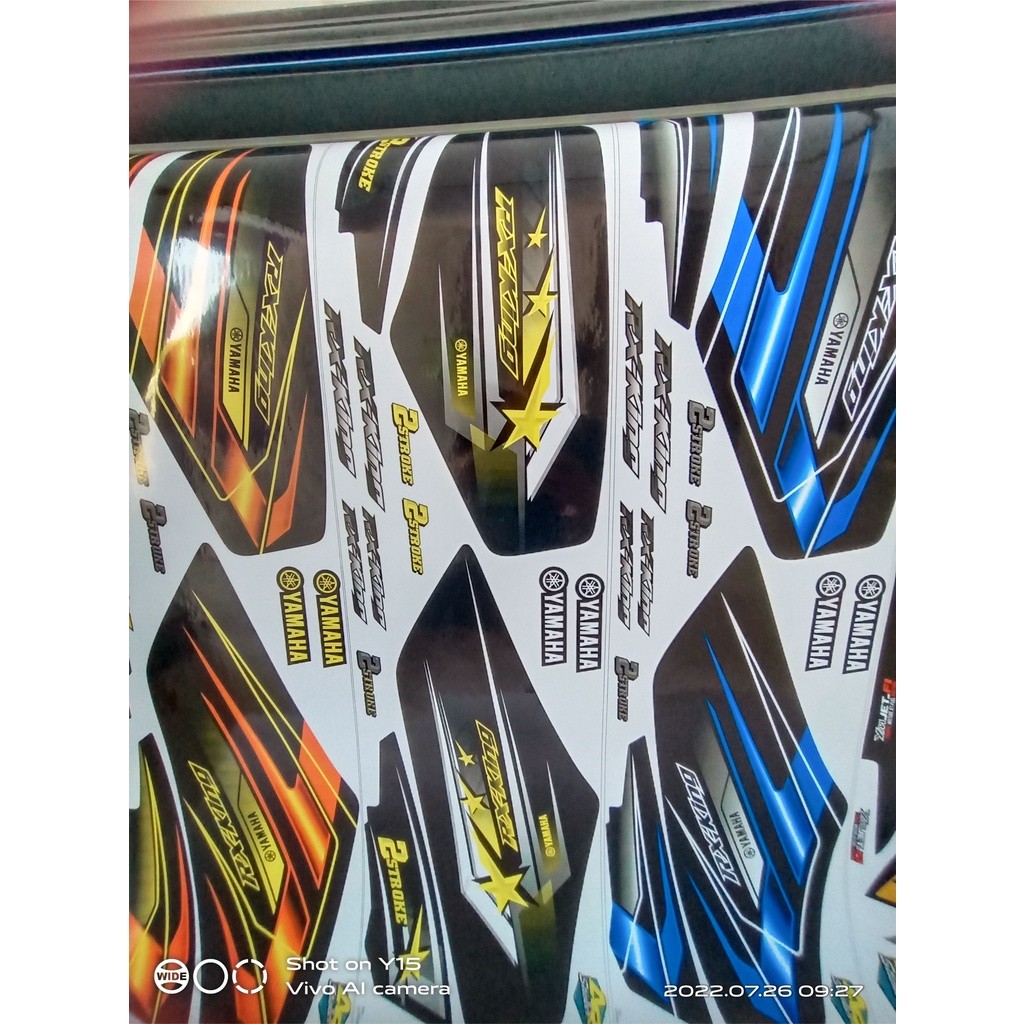 Striping List Variasi Rx King - Striping List Motor Rx King - Stiker Rx King kode A