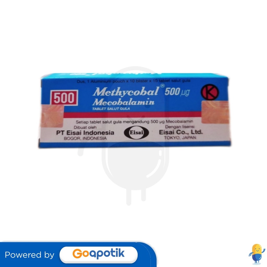 Methycobal 500 Mcg Box 100 Tablet