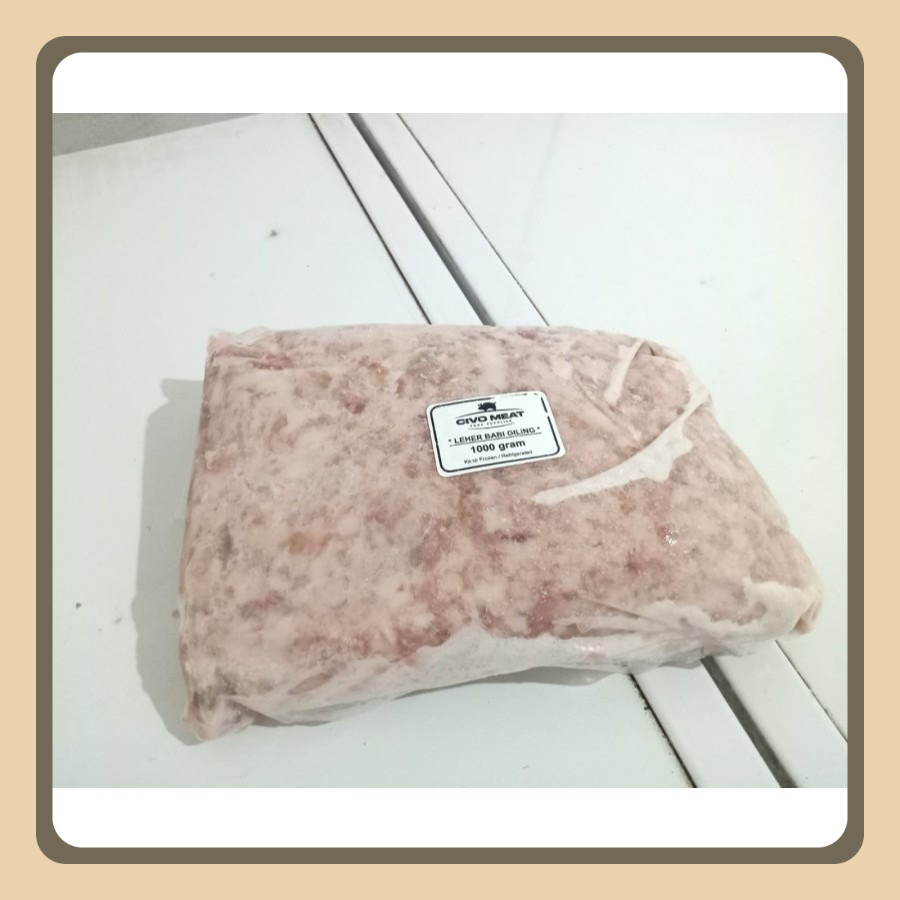 

Leher Babi Giling / Mince Pork Neck 1kg
