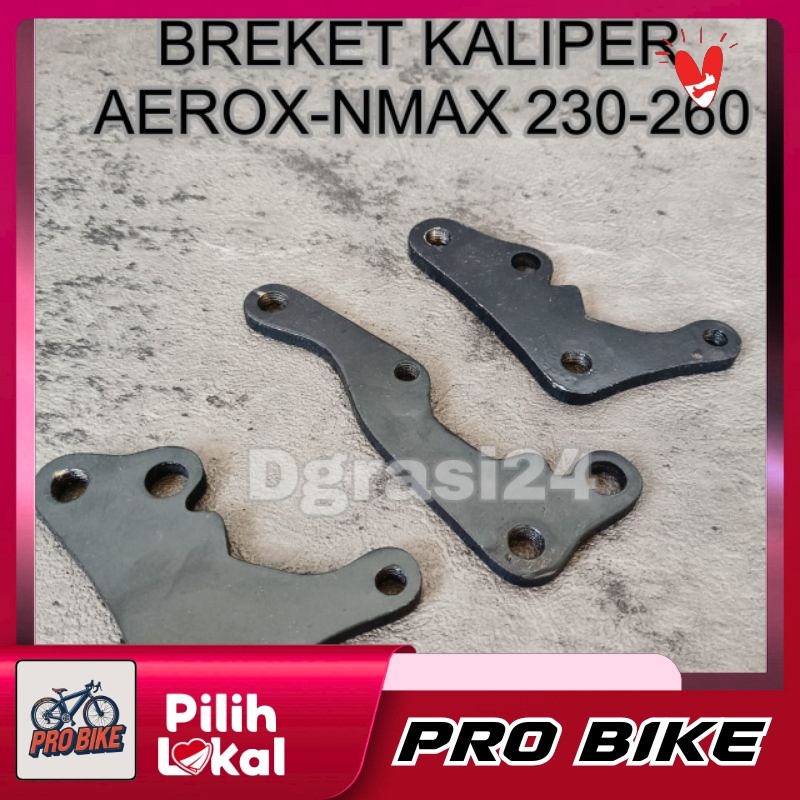 Bracket kaliper aerox-nmax 2piston nissin samurai/Bracket kaliper aerox nmax 230 260mm