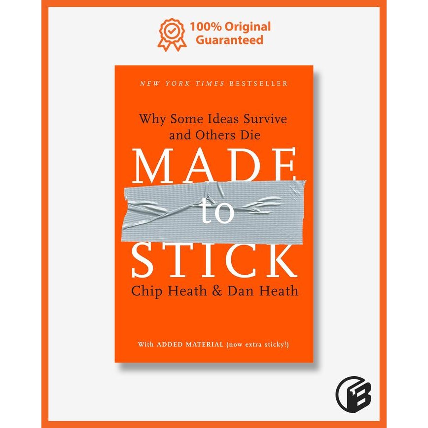 SALE Buku Import Made to Stick by Chip Heath (Original Hardcover)