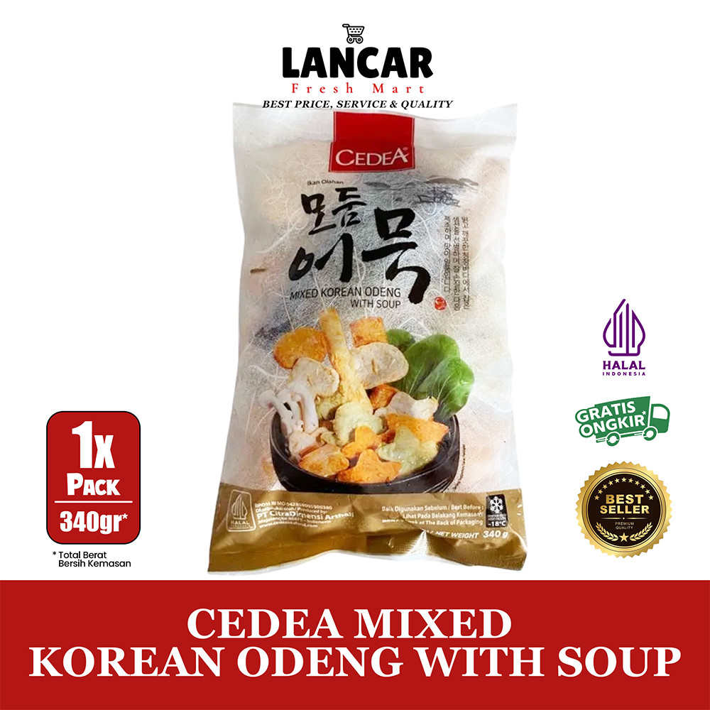 

CEDEA MIXED KOREAN ODENG WITH SOUP 340GR