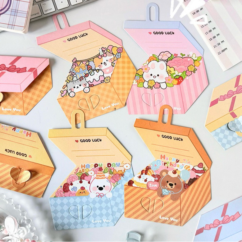 

[HARU] Gift Box Series Greeting Card Kartu Ucapan Unik Hadiah Spesial Ulang Tahun