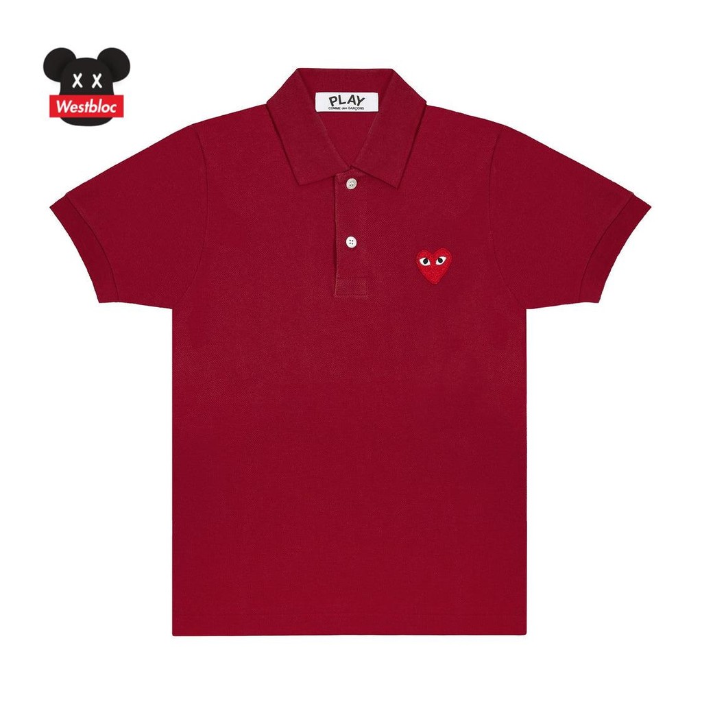 Comme Des Garcons Play Polo Shirt - Kapital Japan Maison Kitsune Bape