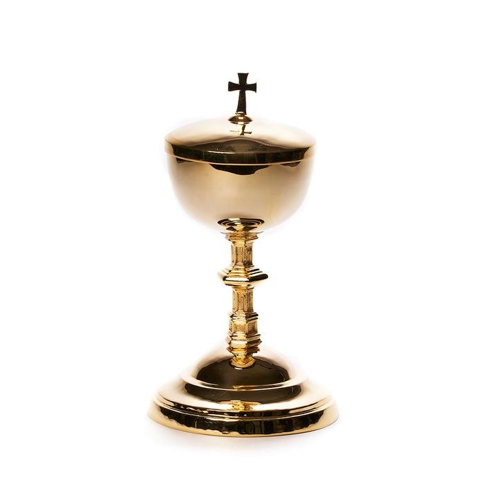 SALE Sibori Imam Premium dan Set Piala Patena Lapis Emas Tebal Wadah Tempat Hosti Perlengkapan Misa 