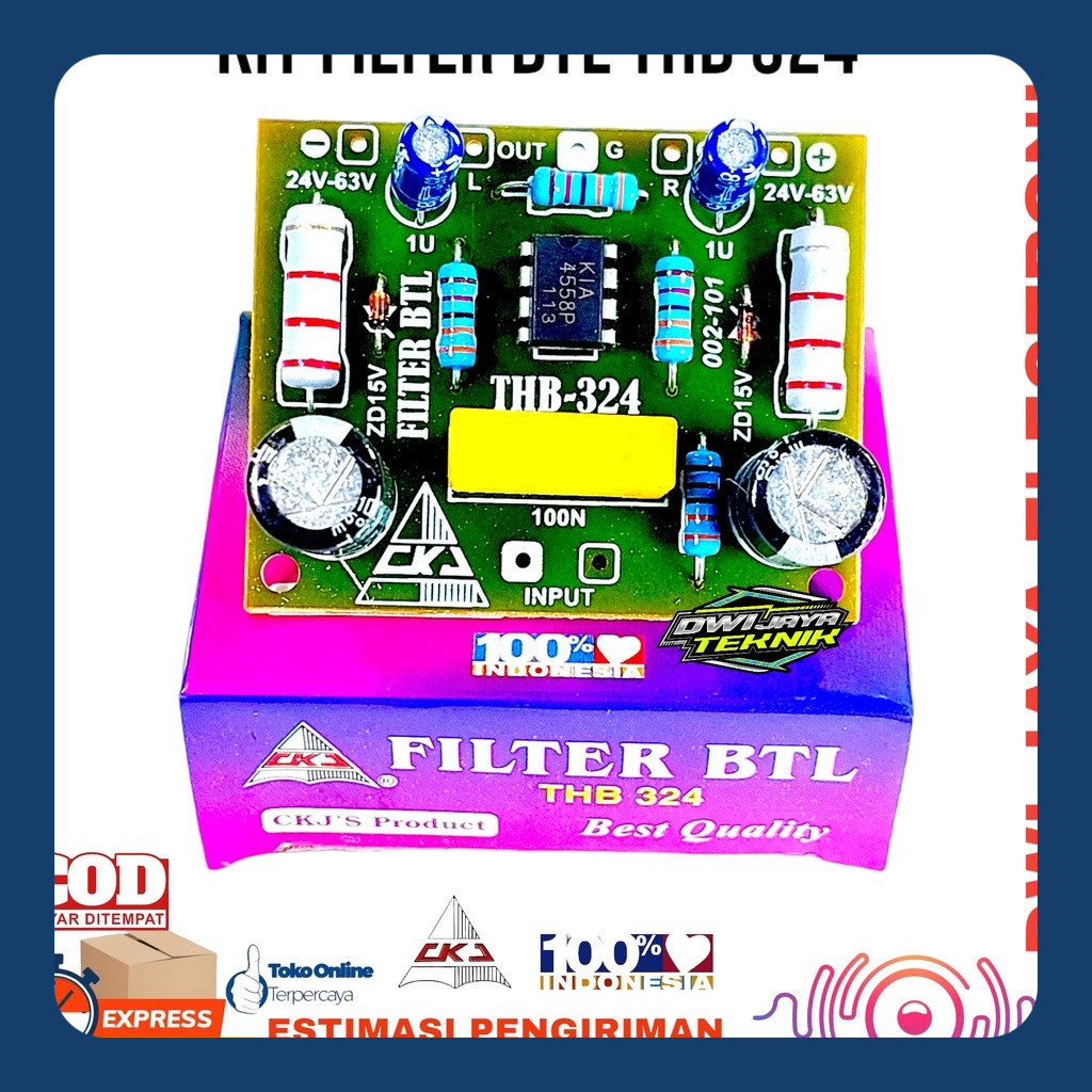 Kit Filter BTL Amplifier Produk CKJ