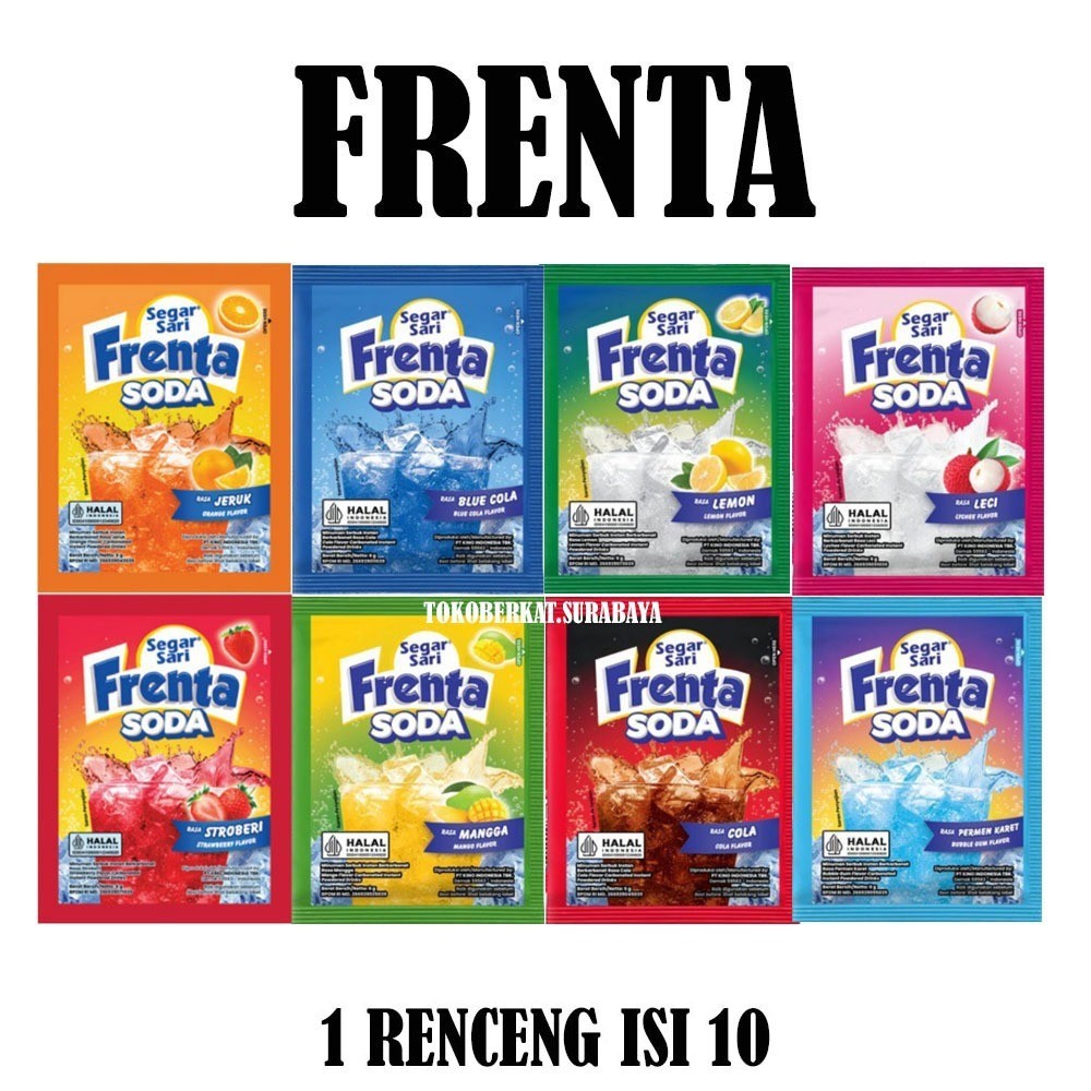 

MINUMAN FRENTA SODA RENCENG ISI 10