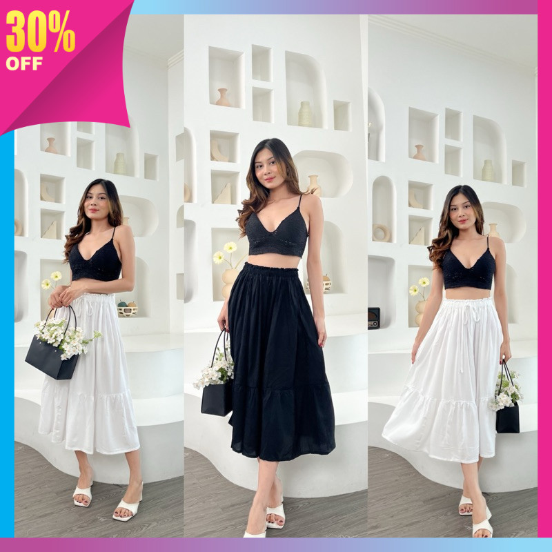 Rok Wanita Keren Bawahan Cantik / DiraBaliShop - Canda NORA - Rok panjang