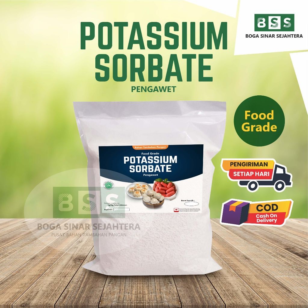 

Potassium Sorbate 1kg Granule / Pengawet Bakso, Sosis, Nugget dl