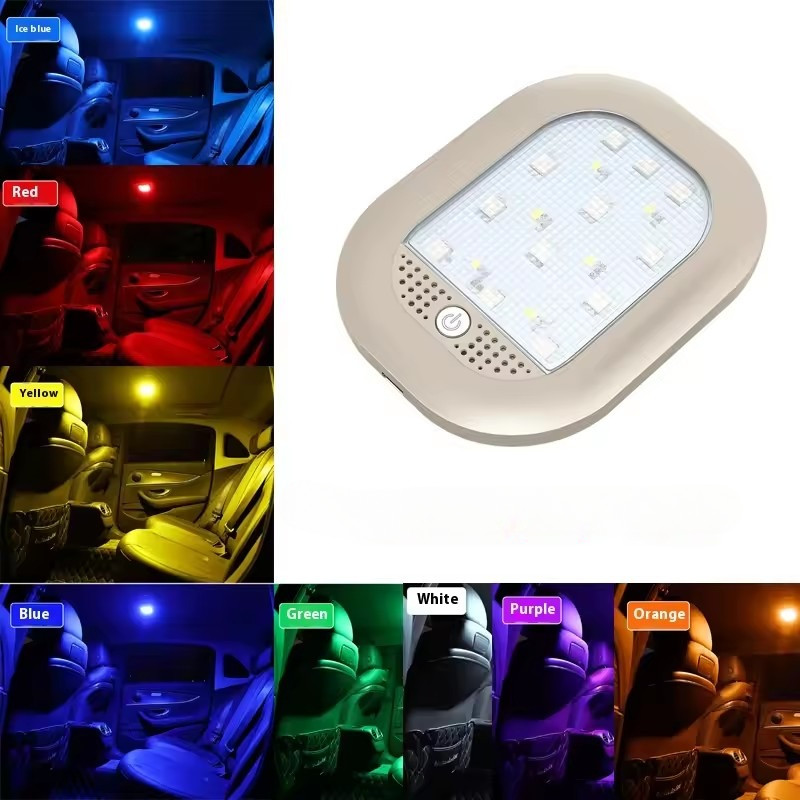 Lampu Dalam Mobil Led Plafon Lampu Led Indoor Wireless Touch/LED Magnetik Warna Yang Bisa Diubah