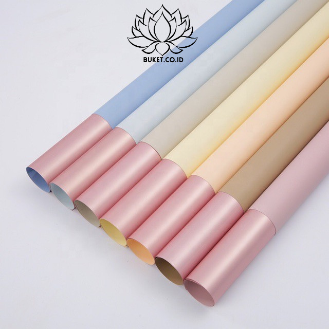 

[1 LEMBAR ] BICOLOR ROSEGOLD CELLOPHANE LEMBARAN (58x58cm) - Kertas Bunga Wrapping Paper