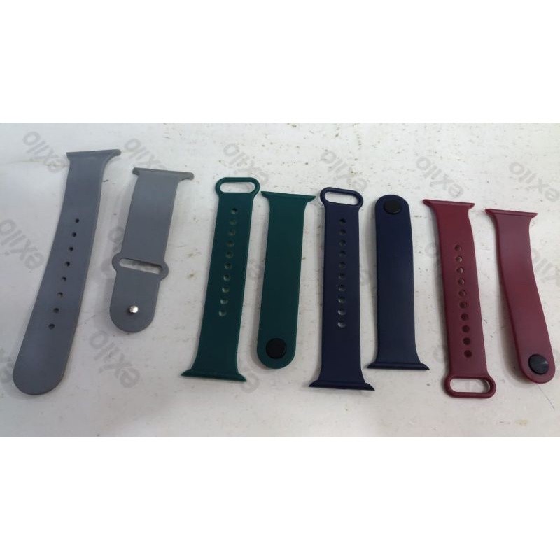 SJ ~ Strap Tali jam Rubber Silicone untuk jam smartwatch smartphone