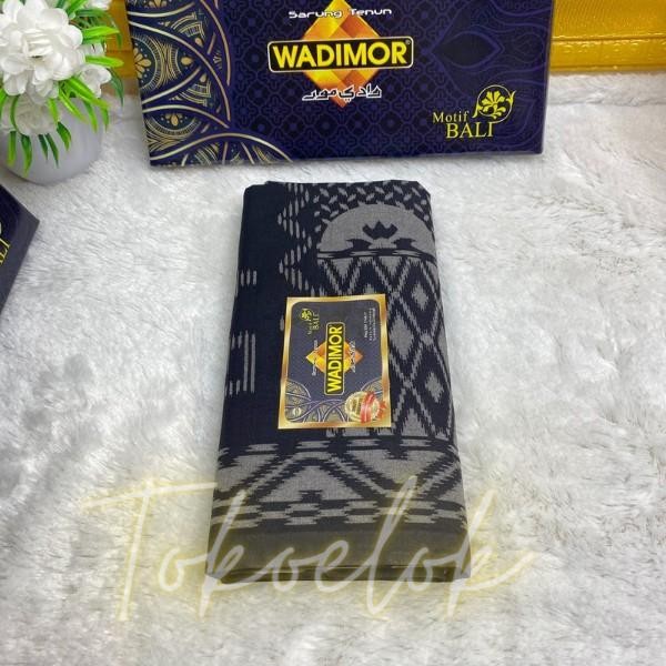 sarung tenun wadimor bali motif kembang mewah  dewasa  kain  nyaman  lembut  keren  Muslim Batik Pri