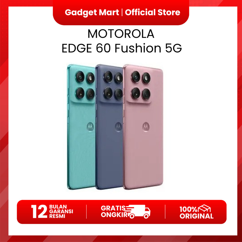 Motorola Edge 60 Fusion 5G 12/256GB - Garansi Resmi