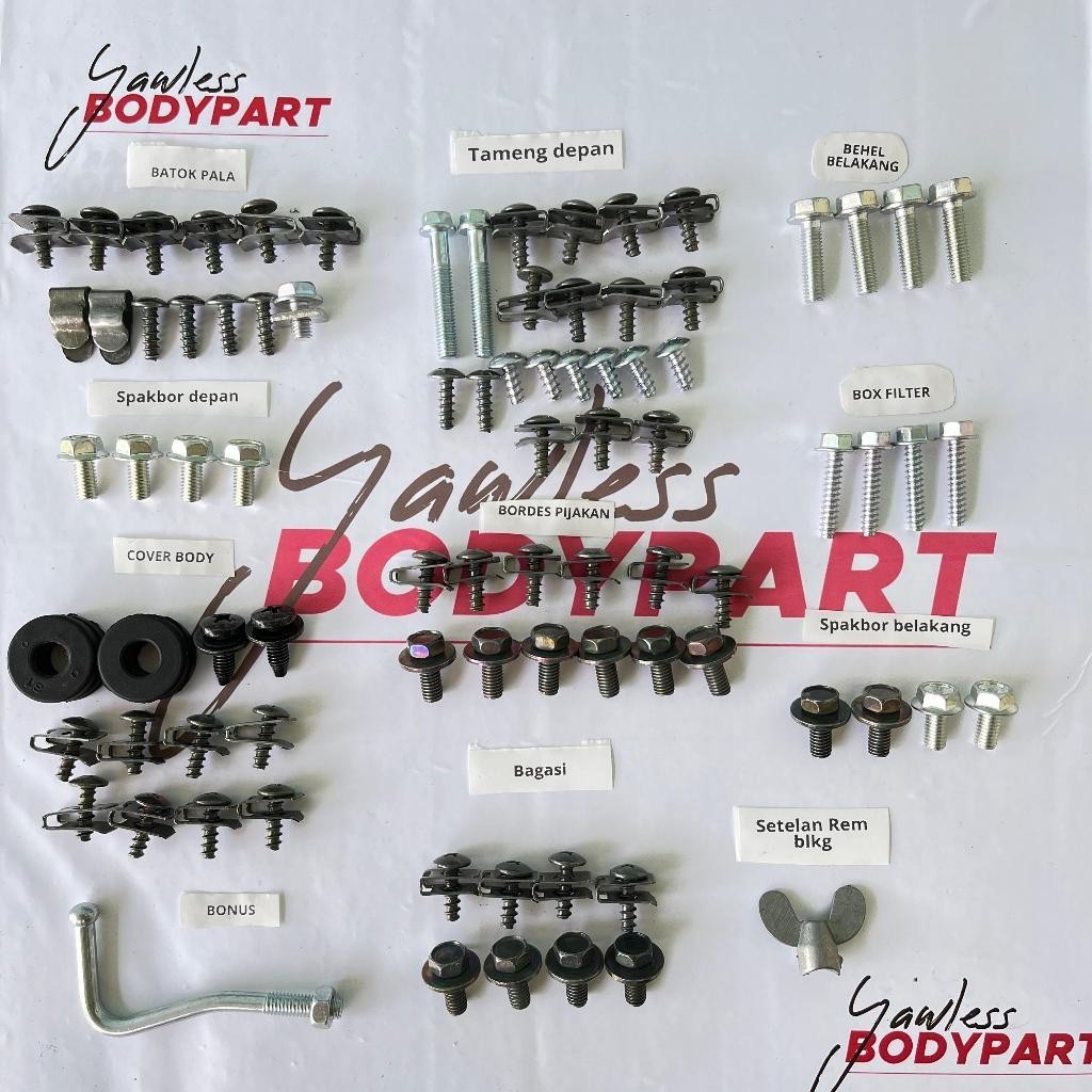 Baut mio sporty full body / Baut body mio smile full set / Baut cvt Mio sporty Motorcycle