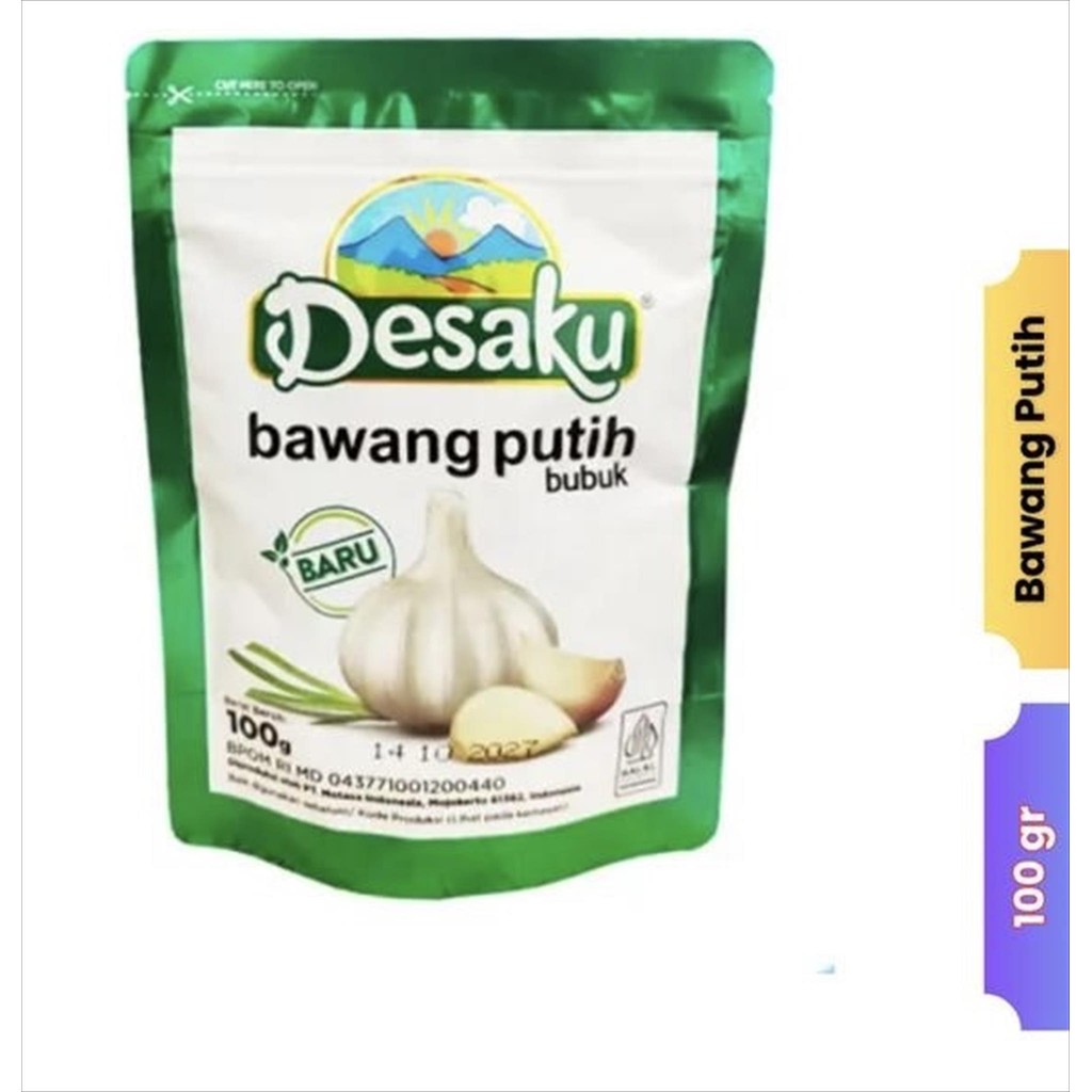 

BAWANG PUTIH BUBUK 100 GR DESAKU