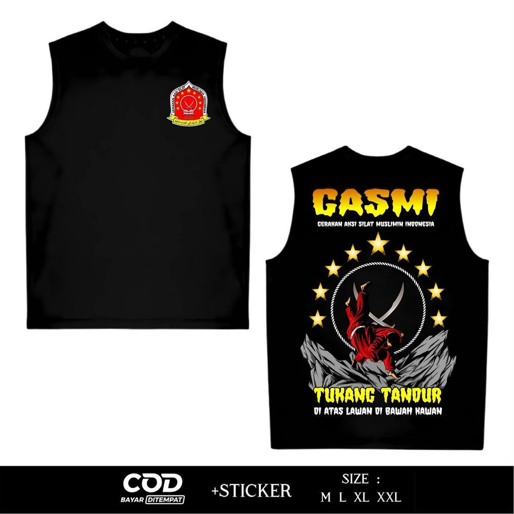 Singlet Pagar Nusa GASMI Di Atas Lawan Di Bawah Kawan Tukang Tandur Sablon DTF