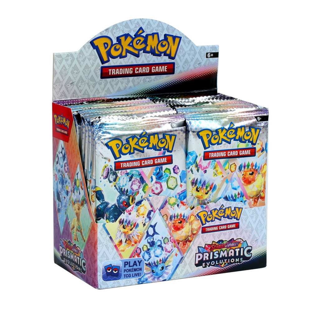 

324/360 Pcs/Set Pokemon Card Brilliant Stars 151 Prismatic Evolutions PALDEAN FATES English Booster Battle Transaction Card.