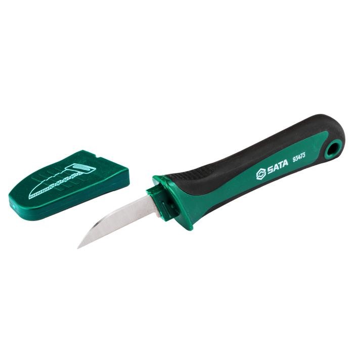

SATA 93473 pisau Kupas Kabel Straight-bladed Wire Stripping Knife