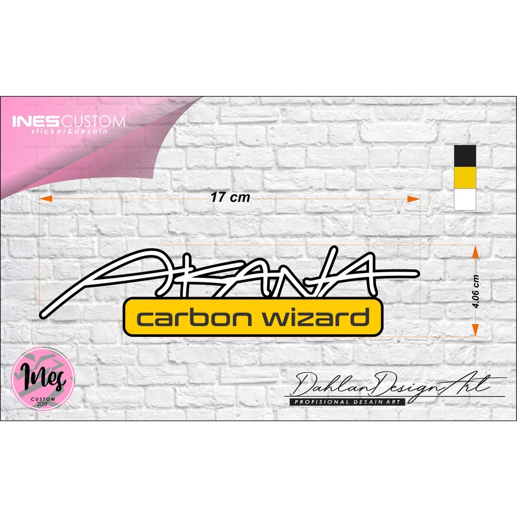 

stiker akana carbon stiker revektif