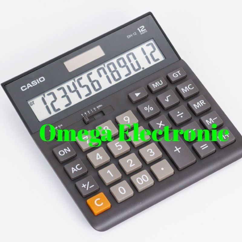 

KAYDEN STORE Casio DH 12 - Calculator Desktop Kalkulator Meja Kantor Office DH-12