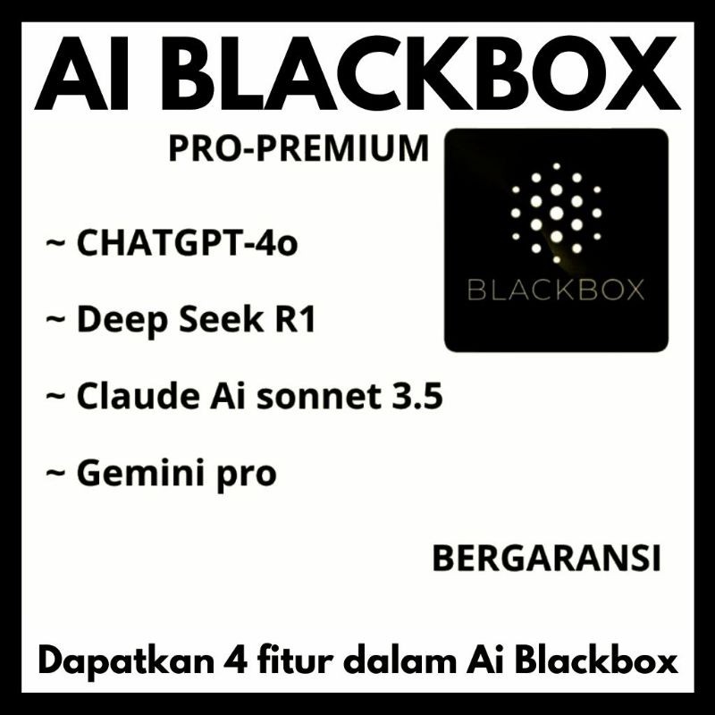BLACKBOX Ai Pro-Premium Bergaransi