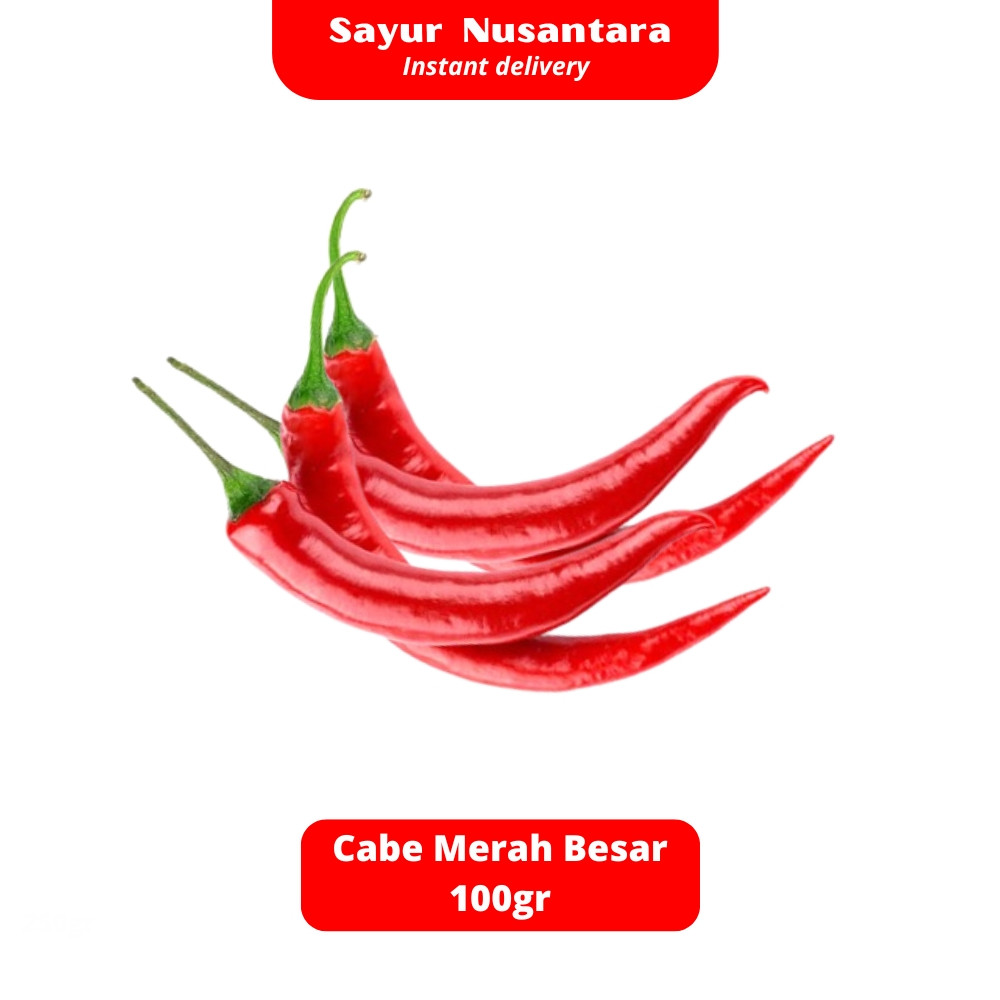 

Cabai / Cabe Merah Besar 100gr - Sayur Nusantara