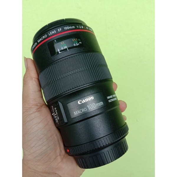 LENSA CANON 100MM F2.8 IS L USM MACRO LENSA 100MM MACRO