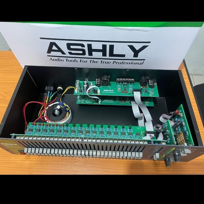 EQUALIZER ASHLY GQX3102 3102 2X31 BAND IC FULL MACRO EQUALISER