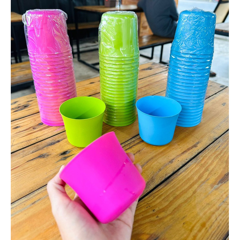 Cangkir plastik gelas plastik duralex semi melamine 250 ml