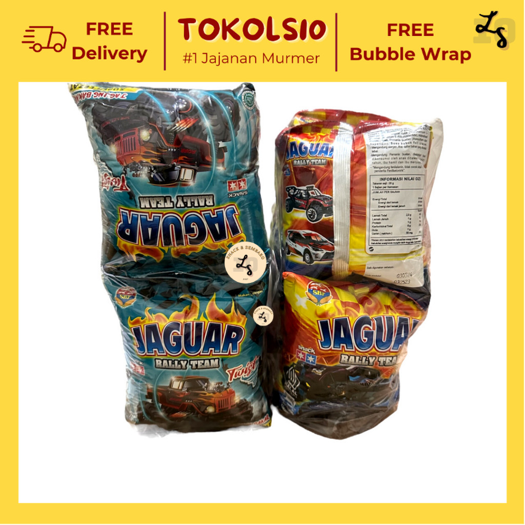 

Jaguar Chiki Berhadiah Ecer 2000 1 Pack isi 10 pcs @20gr